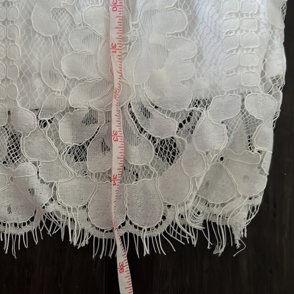 5/$25 White Lace Dress | Reception Dress - Picture 10 of 10